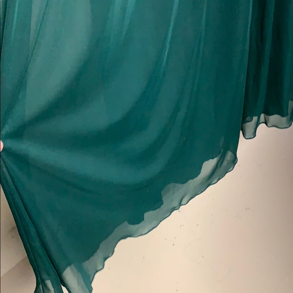 Green David’s bridal bridesmaid dress. - Picture 5 of 6